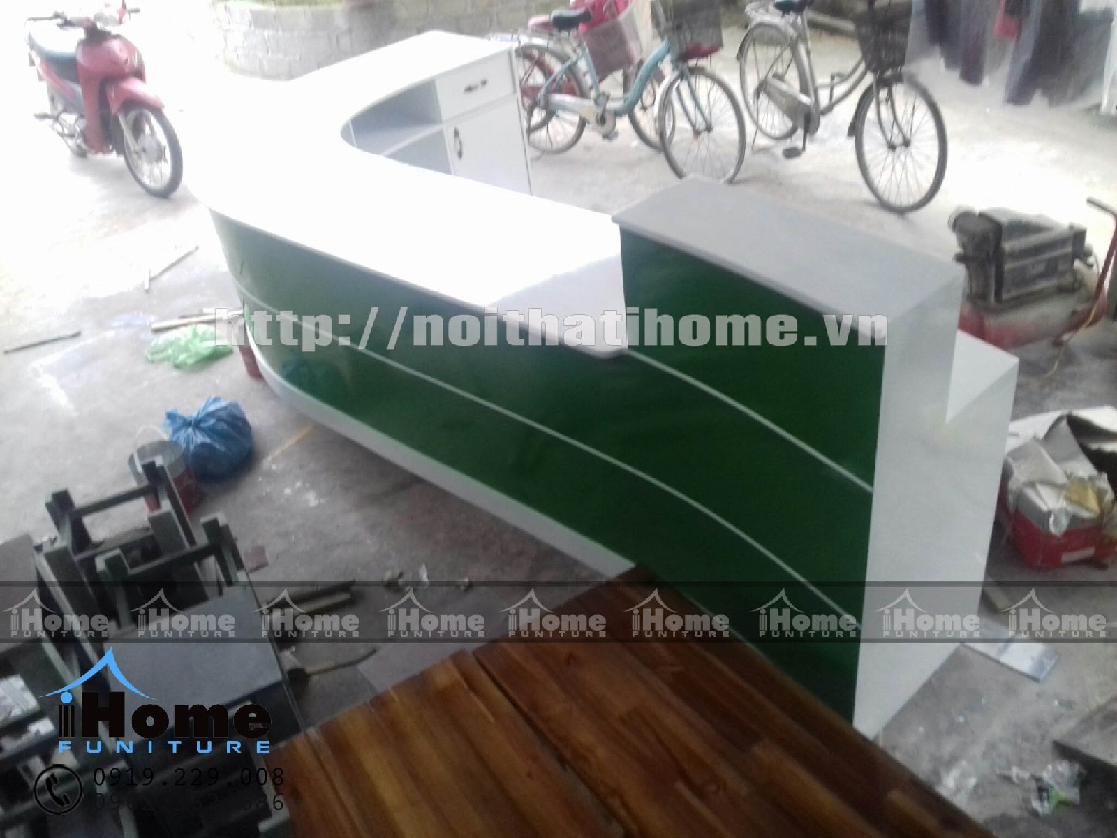 bàn lễ tân công ty tại hải phòng